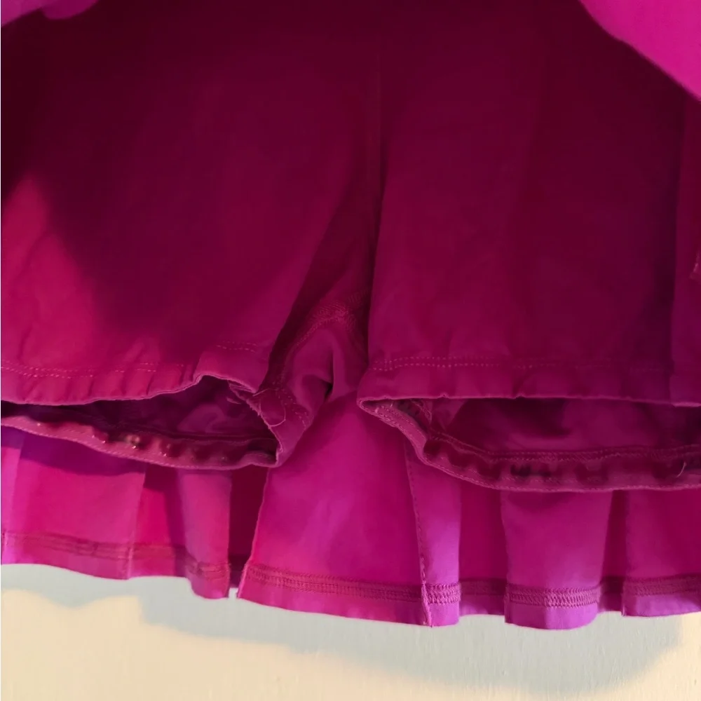 Lululemon Pace Setter Tennis Skirt Ultra Violet / Heathered Ultra Violet Size 6